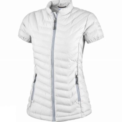 Columbia Womens Powder Lite Cap Sleeve Jacket White Columbia Womens Powder Lite Cap Sleeve Jacket White